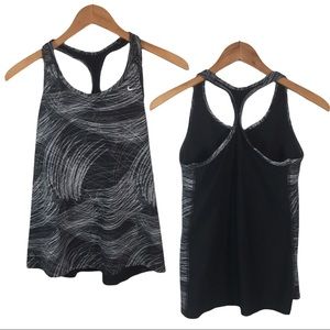 WS572 Nike Dri Fit Built in Sports Bra Tank Top L